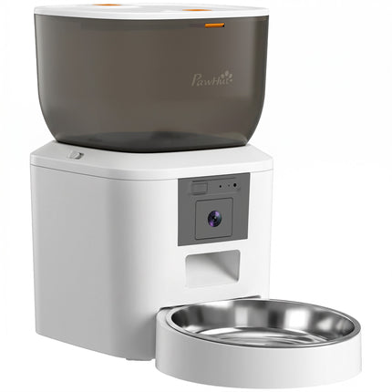 Automatic Cat Feeder with Camera, 4L, 2.4GHz WiFi, App Control