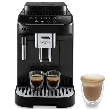 Automatische Espressomaschine mit Mahlwerk, manueller Milchaufschäumer