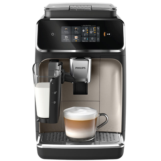 Vollautomatische Espressomaschine mit LatteGo Milchsystem, 4 Kaffeespezialitäten