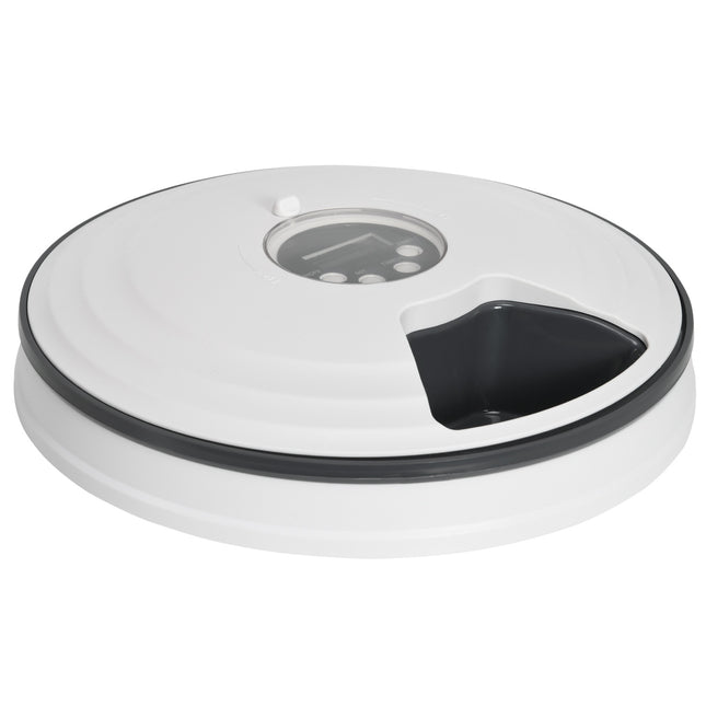 Automatic pet feeder, programmable, timer for 6 meals