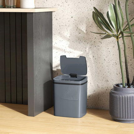 Automatic Sensor Trash Can, 15L, Touchless & Manual Modes