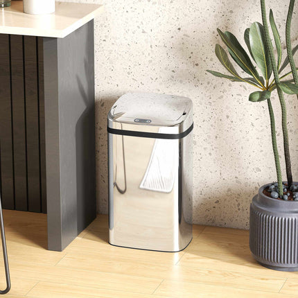 Automatic Sensor Trash Can, 30L Stainless Steel