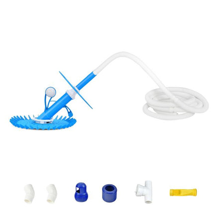 Automatischer Schwimmbadreiniger mit Saugbürsten, 36-Flossen-TPU-Scheibe, 10 m Schlauch