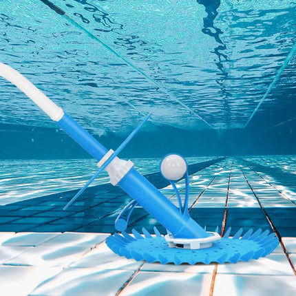 Automatischer Schwimmbadreiniger mit Saugbürsten, 36-Flossen-TPU-Scheibe, 10 m Schlauch