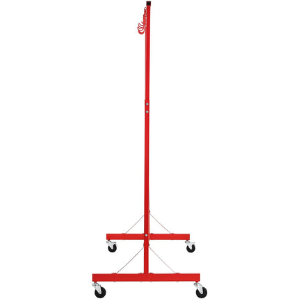 Automotive Paint Rack Stand, 5–7 Ft, 66 Lb, Wheels