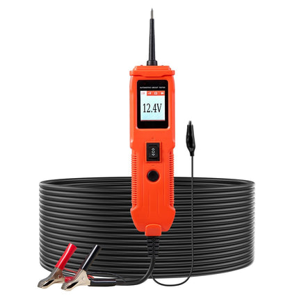 Automotive Power Circuit Tester, TFT Display, 13 ft Cable