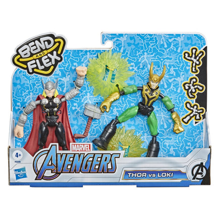 Avengers Figere Bend And Flex 2-Pack