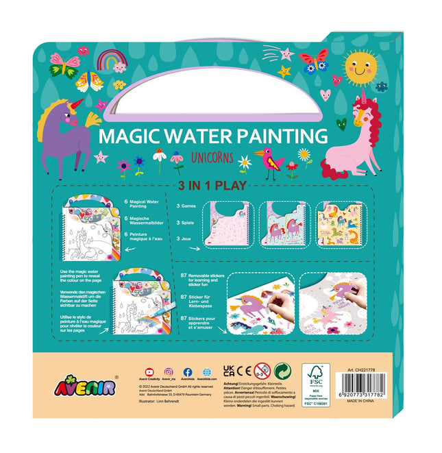 Avenir Magic Water Painting-Einhörner