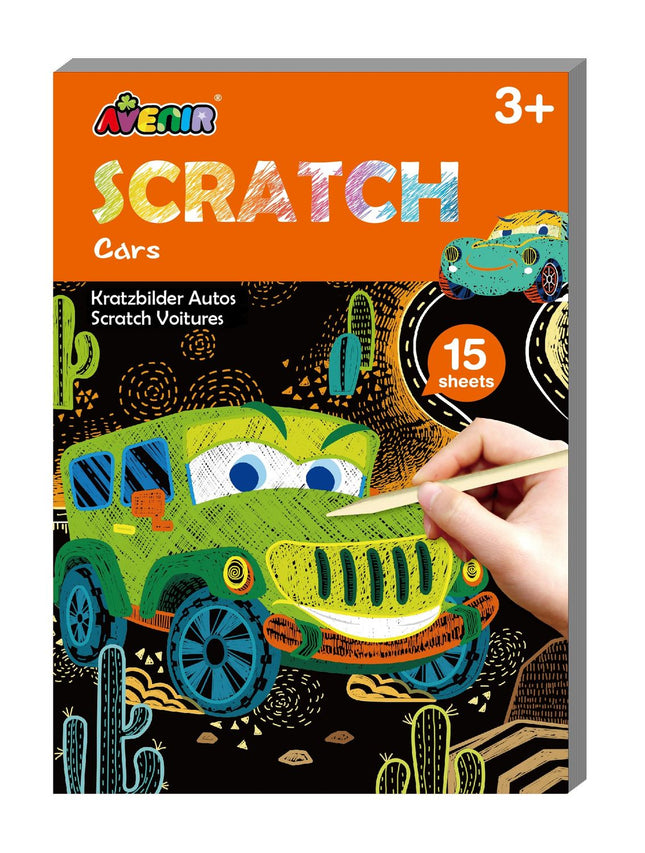Avenir Mini Kratzbuch Autos