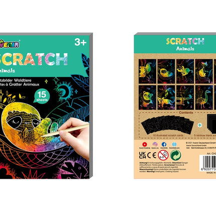 Avenir Mini Scratch Book Forest Animals