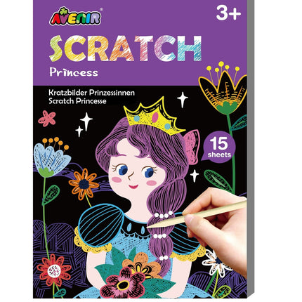 Avenir Mini Rubbelbuch Prinzessin
