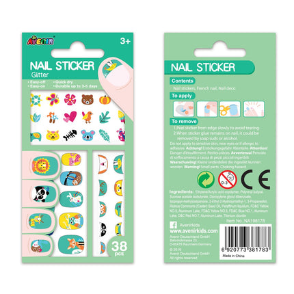 Avenir Nagelsticker Tiere