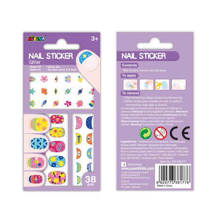 Avenir Nagelsticker Blumen