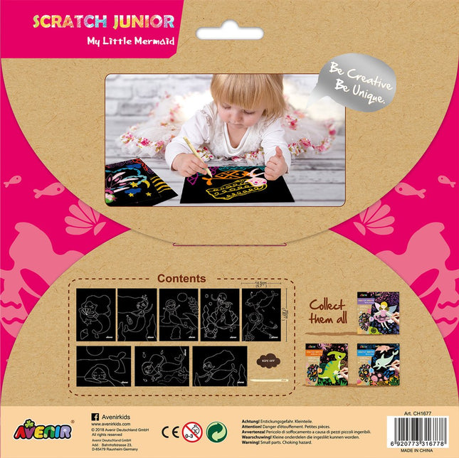 Avenir Scratch Junior Set Meine Kleine Meerjungfrau