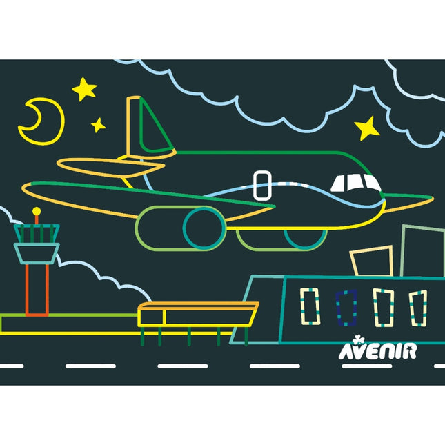 Avenir Kratzbilder-Set für Jungen Fahrzeuge