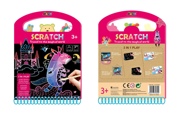 Avenir Scratch-Set Reise in die magische Welt