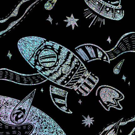 Avenir Scratch Set With Stencil: Space