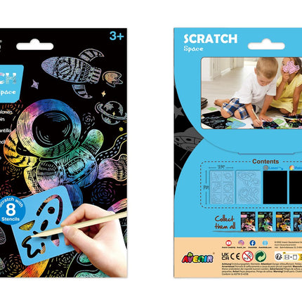 Avenir Scratch Set With Stencil: Space
