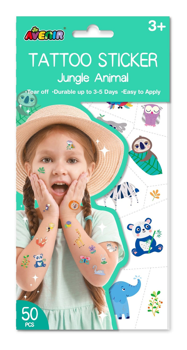 Avenir Tattoo Sticker Dschungeltier