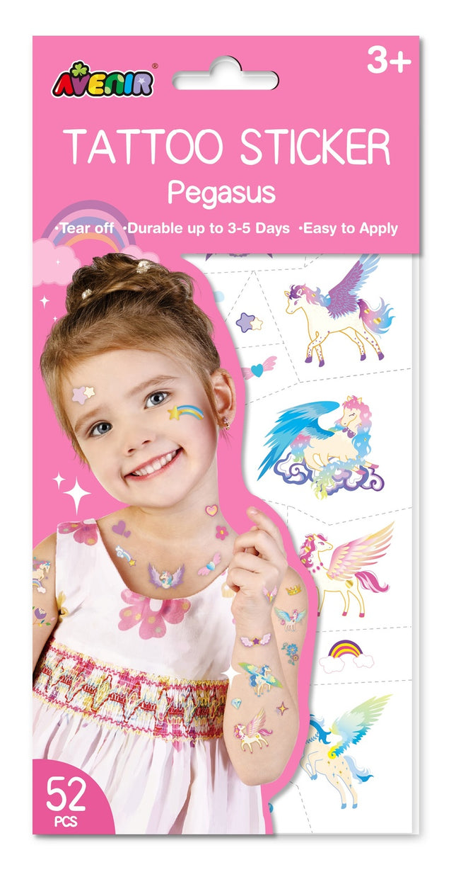 Avenir Tattoo-Aufkleber Pegasus