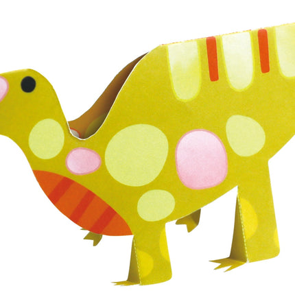 Avenir Aquarellmalerei und Origami: Dinos