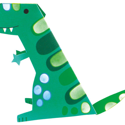 Avenir Aquarellmalerei und Origami: Dinos