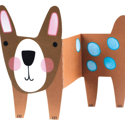 Avenir Aquarellmalerei und Origami: Haustiere