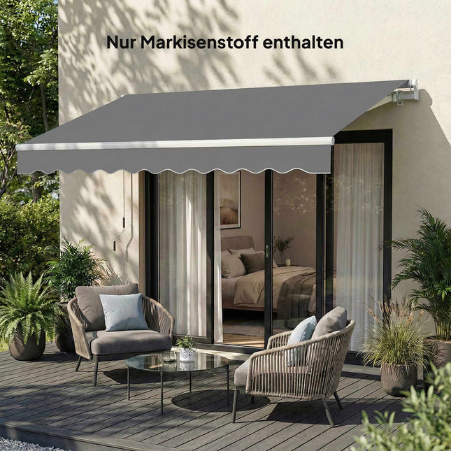 Markisenstoff Ersatz, 3.37x2.5m, UPF 50+, Wasserdicht