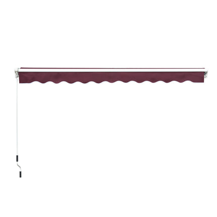 Gelenkarmmarkise, Bordeaux, 3x2,5M, Sonnenschutz