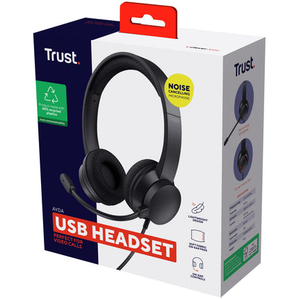 Ayda PC-Headset ENC USB Schwarz
