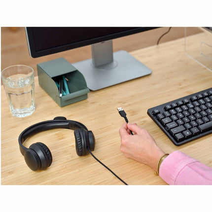 PC headset Ayda USB černá