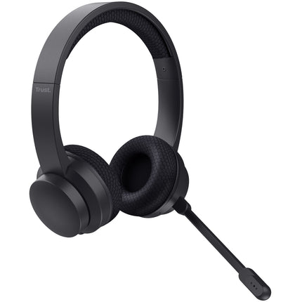 Ayda kabelloses PC-Headset Bluetooth ENC Schwarz