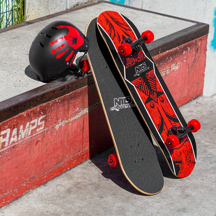 Aztec Skateboard, robustes Deck, Nils Extreme