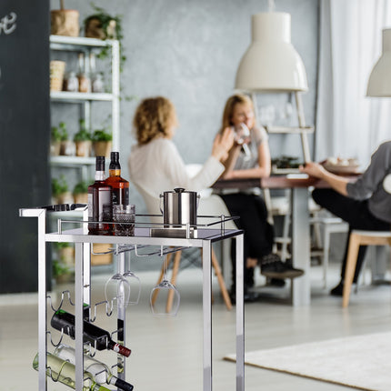 Servierwagen BARON aus Glas