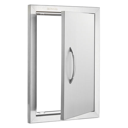 BBQ Access Door, 14x20 in Stainless Steel, Flush Mount