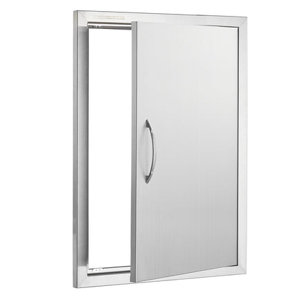 BBQ Access Door, 20x27 In, Stainless Steel Flush Mount