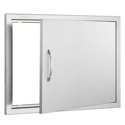 BBQ Access Door, 27x20 in Stainless Steel Flush Mount
