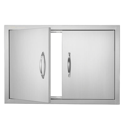 BBQ Access Door, Double Stainless Steel, 711x482 mm
