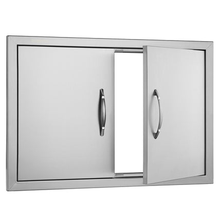 BBQ Access Door, Double Stainless Steel, 711x482 mm