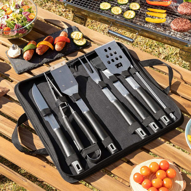 Grillbesteck-Set mit Etui BBSet InnovaGoods 12-teilig