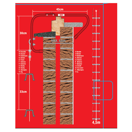 BBVL Feuerleiter 4,5m
