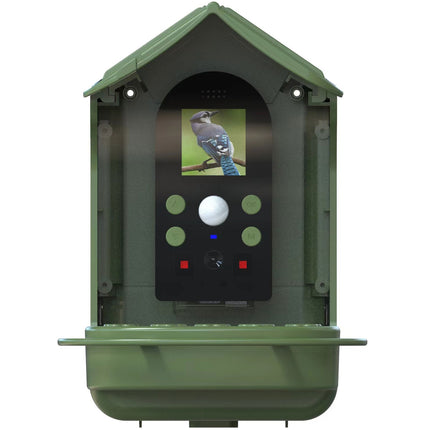 BFC-1200 Smartes Vogelfutterhaus mit Kamera und Solarzellen