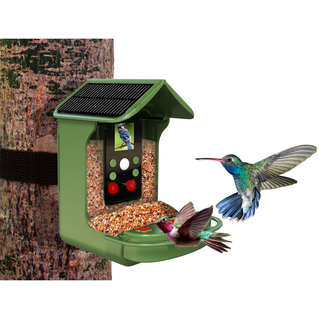 Mangeoire à oiseaux intelligente BFC-1200 avec caméra et cellules solaires