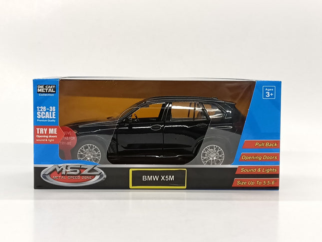 BMW X5M Modellauto aus Metalldruckguss, Maßstab 1:32