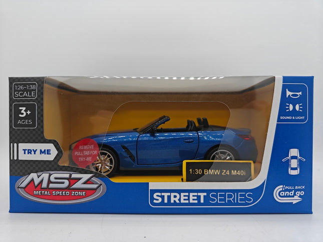 BMW Z4 M40i Die-Cast Modell, Sammlerauto im Maßstab 1:30
