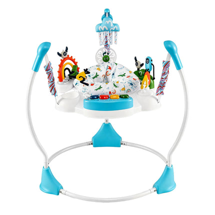 Baby Activity Center mit 6 Spielzeugen, Lichtern, Musik, Blau