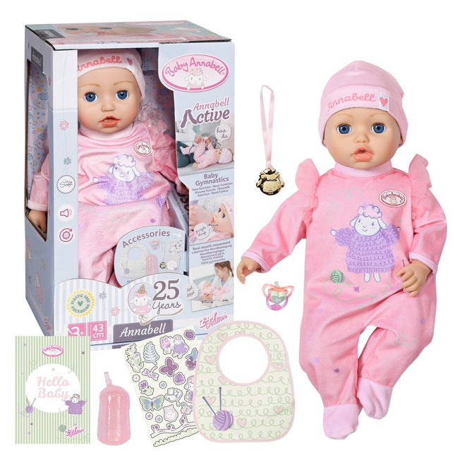 Baby Annabell Interaktive Puppe Annabell 43 cm