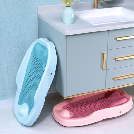 Baby Bath Aid Set with Hippo Rinse Cup, Non-Slip Support