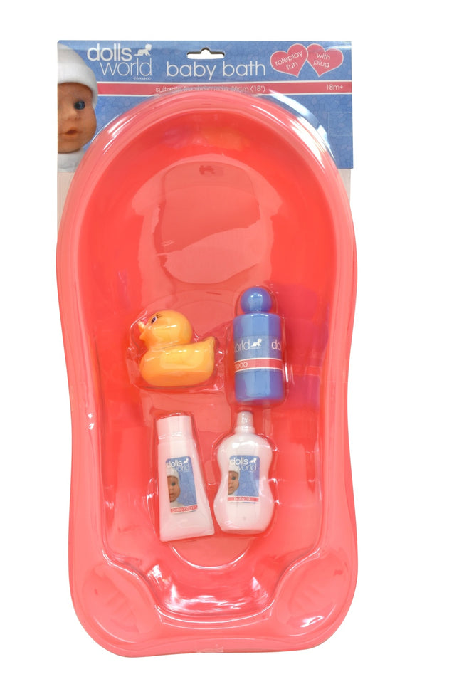 Puppenbadewanne, realistisches Design, sicheres Material