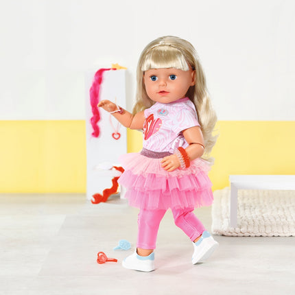 BABY born Sister Puppe Style & Play Blond, 43 cm